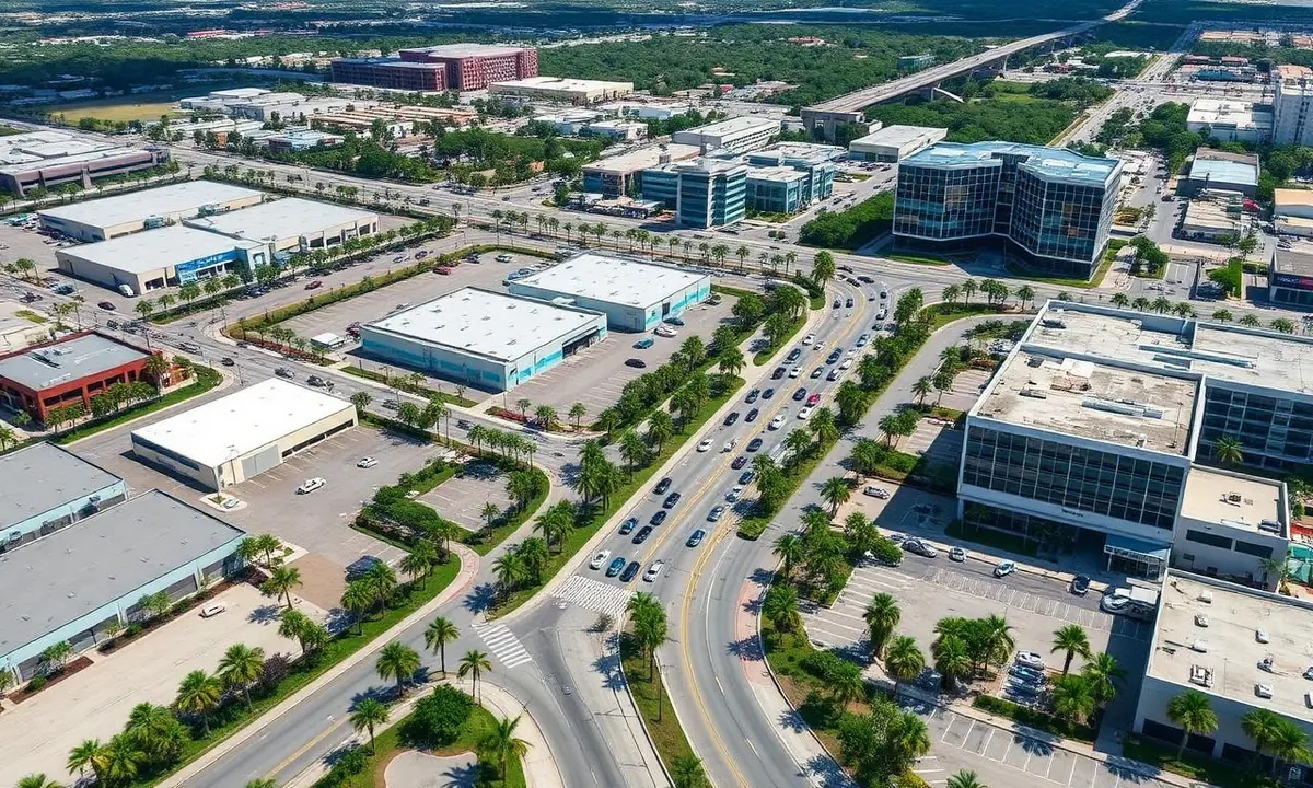 Doral, FL aerial view